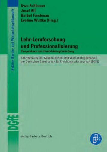 Lehr-Lernforschung und Professionalisierung - Budrich