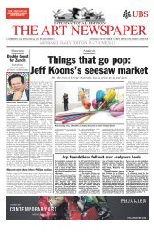 Things that go pop: Jeff Koons's seesaw market - The Art Newspaper