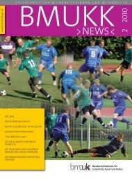 BMUKK News. Zeitschrift für Mitarbeiterinnen und Mitarbeiter. 1. 2010