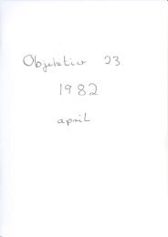 Objektiv nummer 23 1982 - Dansk Fotohistorisk Selskab