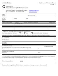 NMAI Digital Image and Permissions Invoice Form - National ...