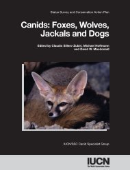 Canids: Foxes, Wolves, Jackals and Dogs - Carnivore Conservation