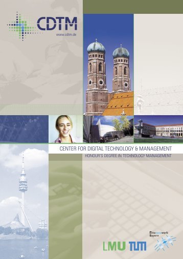 CDTM brochure (English) - CDTM Center for digital technology and ...