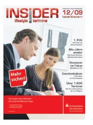 INSiDER - MAGAZIN INSIDER - Kaiserslautern