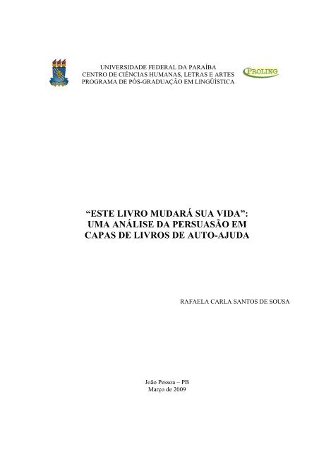 Dissertação Rafaela Sousa - CCHLA