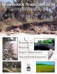 Archaeological Stabilization Guide - Florida Division of Historical ...