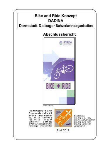 Bike and Ride Konzept DADINA Darmstadt-Diebuger ...