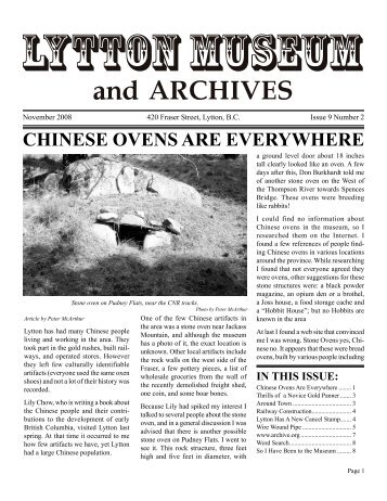 CHINESE OVENS ARE EVERYWHERE - Botanie Creek Home Page