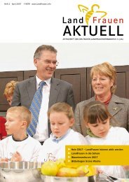 Land Frauen Aktuell - Deutscher LandFrauenverband e.V.