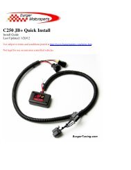 C250 JB+ Quick Install