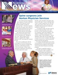 October 2009 - Norton Healthcare