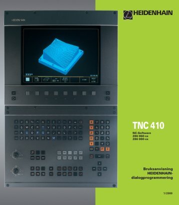 TNC 410 - heidenhain