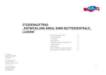 Hauptsitz Zusammenfassung Studienauftrag - Emmi