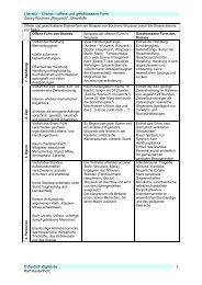 Literatur – Drama – offene und geschlossene Form Georg Büchner ...