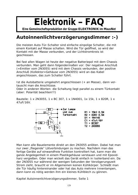 Elektronik FAQ V7.1 - HOME