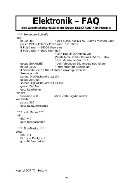 Elektronik FAQ V7.1 - HOME