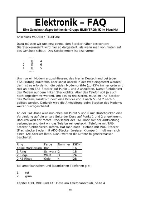 Elektronik FAQ V7.1 - HOME