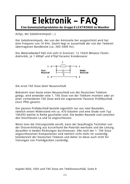 Elektronik FAQ V7.1 - HOME