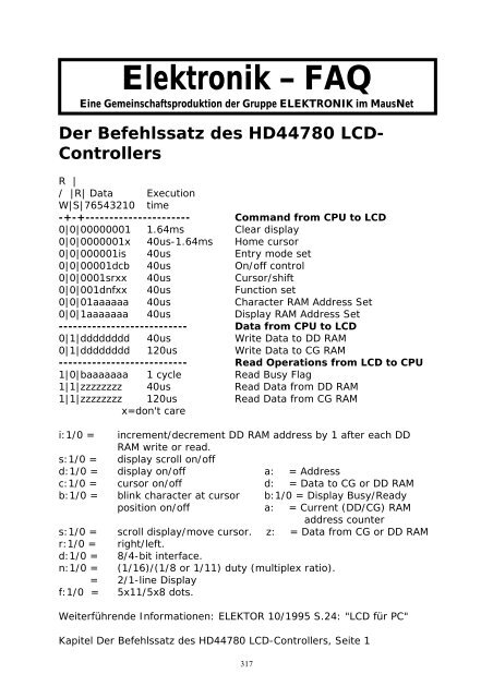 Elektronik FAQ V7.1 - HOME