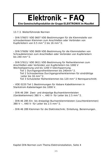 Elektronik FAQ V7.1 - HOME