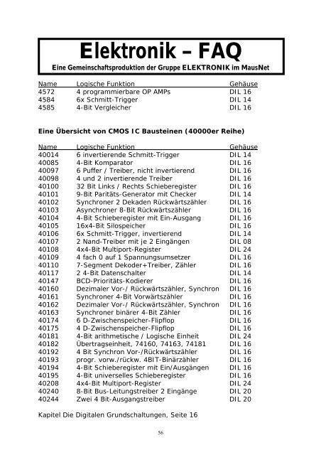 Elektronik FAQ V7.1 - HOME