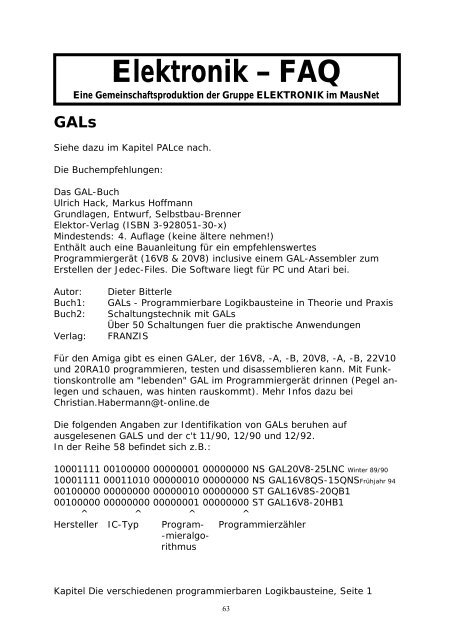 Elektronik FAQ V7.1 - HOME