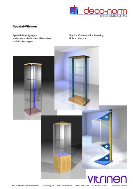 Deco-Norm, das technisch perfekte System für zeitlos formschöne ...