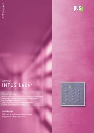 INTUS Leser - PCS Systemtechnik GmbH