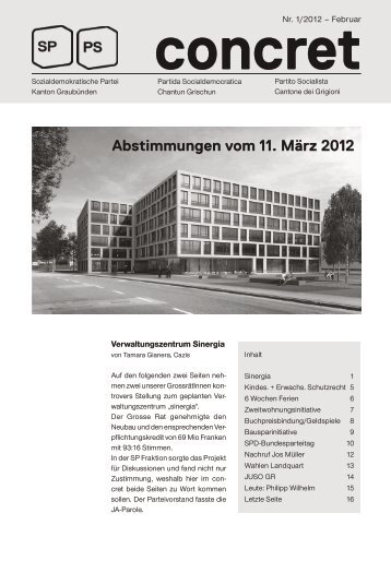 Ausgabe Nr. 1, Februar 2012 - Sozialdemokratische Partei ...