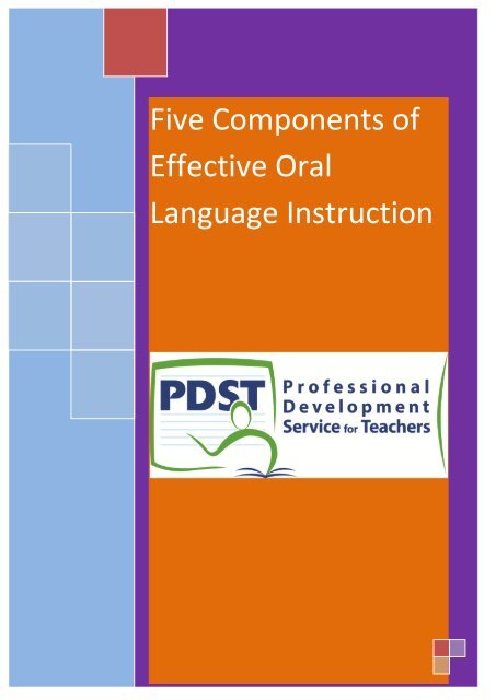 Five Components of Effective Oral Language Instruction - PDST
