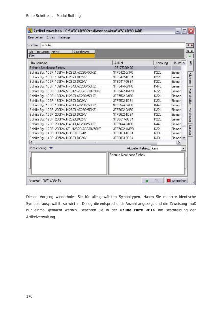 WSCAD 5 - Erste Schritte ...