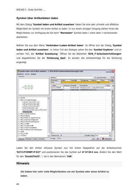 WSCAD 5 - Erste Schritte ...