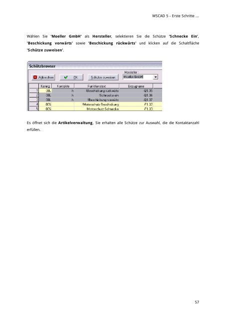 WSCAD 5 - Erste Schritte ...