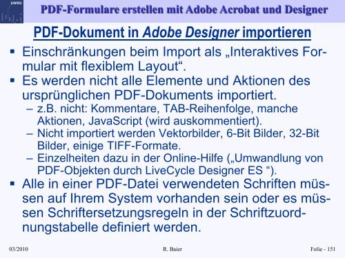 Folien zum Kurs "PDF-Formulare erstellen mit Adobe ... - GWDG