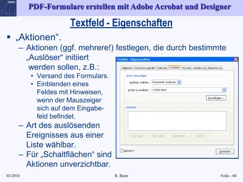 Folien zum Kurs "PDF-Formulare erstellen mit Adobe ... - GWDG