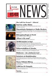 News 02/03 - KulturKontakt Austria