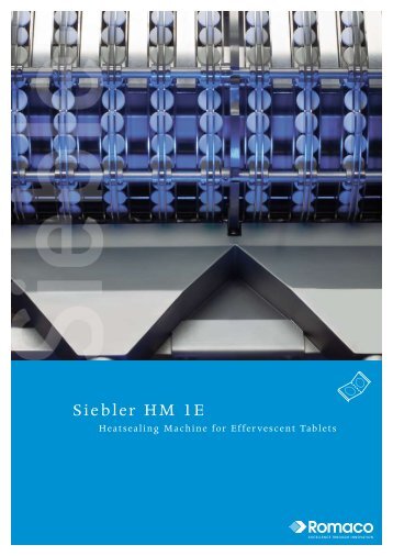 Siebler HM 1E - Romaco