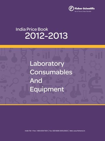 Laboratory Consumable and Equipment Price Book 2012-13