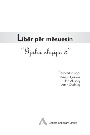 Gjuha shqipe 5 - Albas