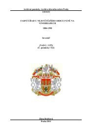kod tematu/kod inventaře - Archiv hlavního města Prahy