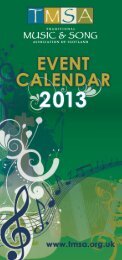 TMSA Event Calendar 2013 - Traditional Music and Song ...