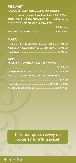 TMSA Event Calendar 2013 - Traditional Music and Song ...