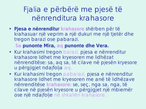 Gramatika e gjuhës shqipe - Mileniumi i Tretë