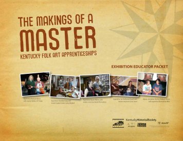 The Makings of a Master - Kentucky Arts Council