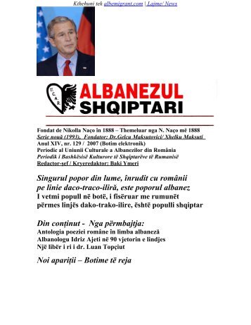 Diaspora shqiptare dhe - Lajme / News Albemigrant