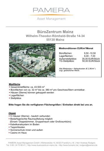 Exposé (pdf) - Bürozentrum Mainz