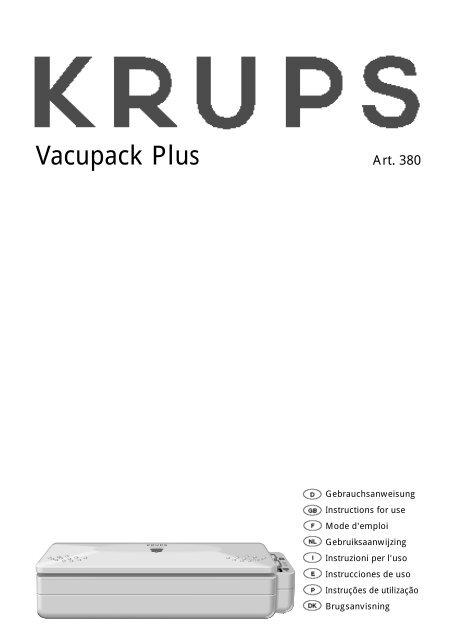 Vacupack Plus - Krups