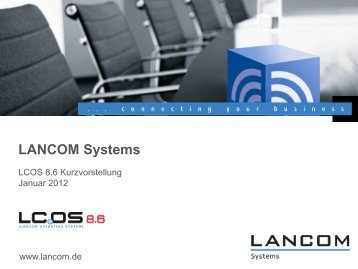 LCOS und LCMS 8.6 - LANCOM Systems