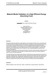 Material Model Validation of a High Efficient Energy ... - RoadSafe LLC