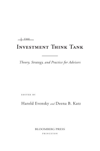 Investment Think Tank - Home Business | Money Making Opportunities